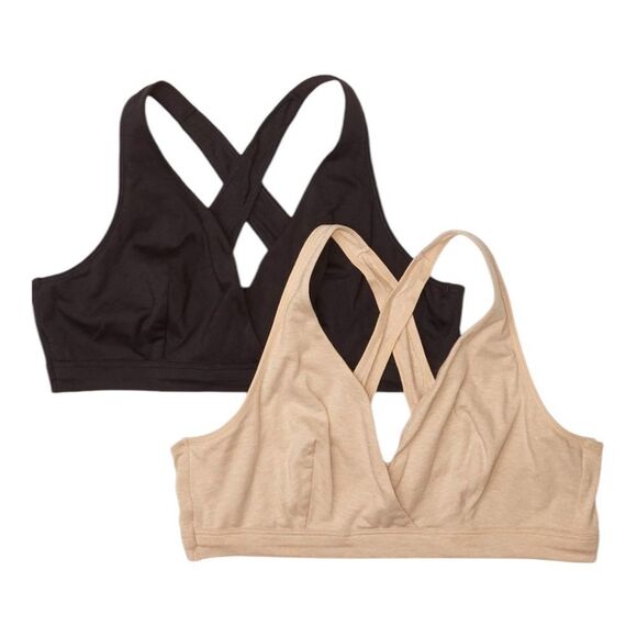Playtex Other - Playtex Maternity & Nursing Cross Over Sleep Wire Free Bra Us4960 2-pack XS NWT